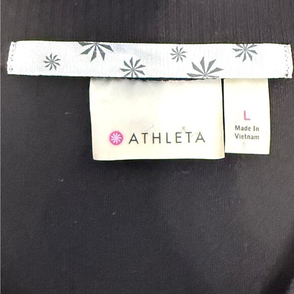 Athleta black bomber jacket size large - Picture 2 of 5